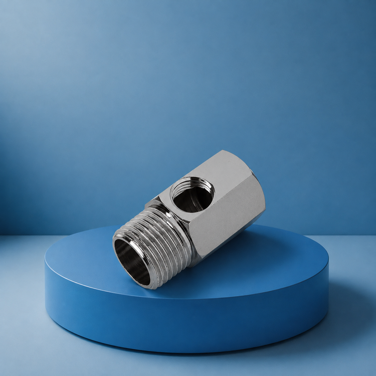 سهراه ورودی استیل تصفیه آب خانگی مدل 3W3 3-Way Stainless Steel Water Inlet اورجینال